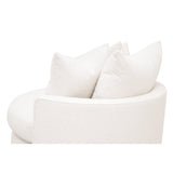 Round Petite Swivel Sofa | Living Essentials Lourne