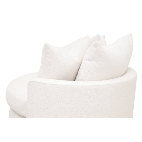 Round Petite Swivel Sofa | Living Essentials Lourne