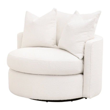 Round Petite Swivel Sofa | Living Essentials Lourne
