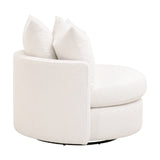 Round Petite Swivel Sofa | Living Essentials Lourne