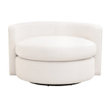 Round Petite Swivel Sofa | Living Essentials Lourne