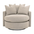 Round Petite Swivel Sofa | Living Essentials Lourne