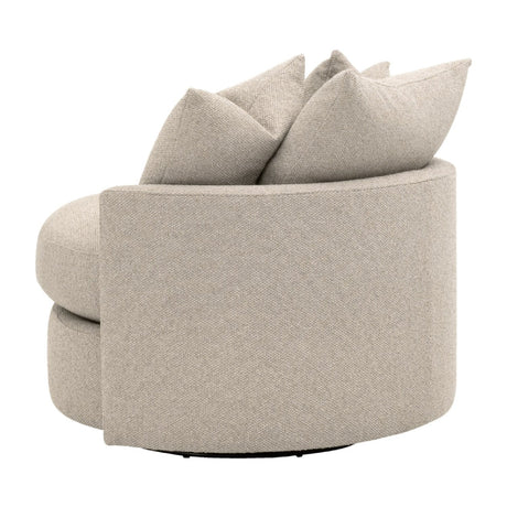 Round Petite Swivel Sofa | Living Essentials Lourne