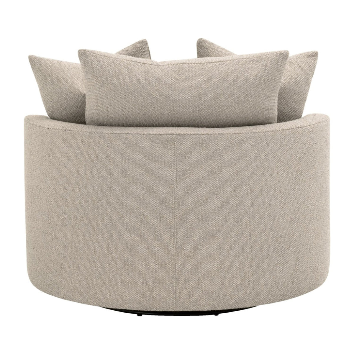 Round Petite Swivel Sofa | Living Essentials Lourne