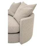 Round Petite Swivel Sofa | Living Essentials Lourne