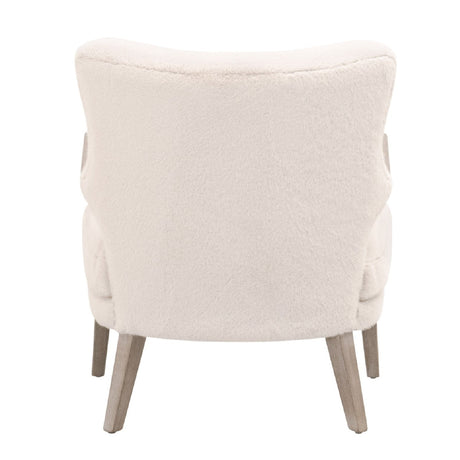 Modern European furniture - Cream Cushioned Lounge Chair - www.oroa.com