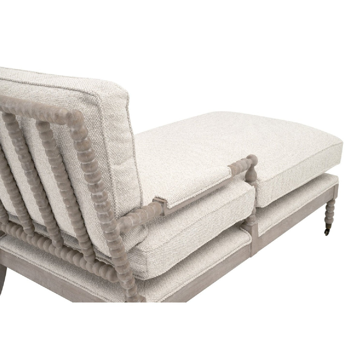 Gray Oak Chaise Lounge | Living Essentials Rouleau