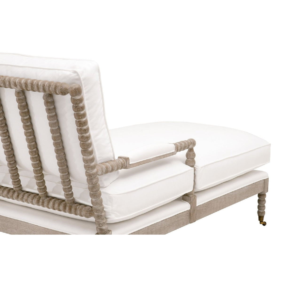 Gray Oak Chaise Lounge | Living Essentials Rouleau