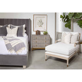 Gray Oak Chaise Lounge | Living Essentials Rouleau
