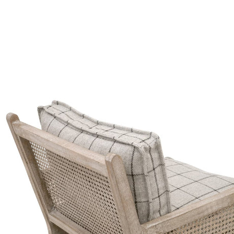 Oak Canework Lounge Chair | Living Essentials Leone