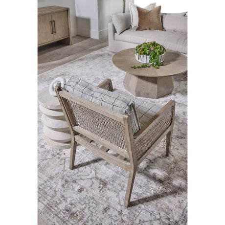 Oak Canework Lounge Chair | Living Essentials Leone
