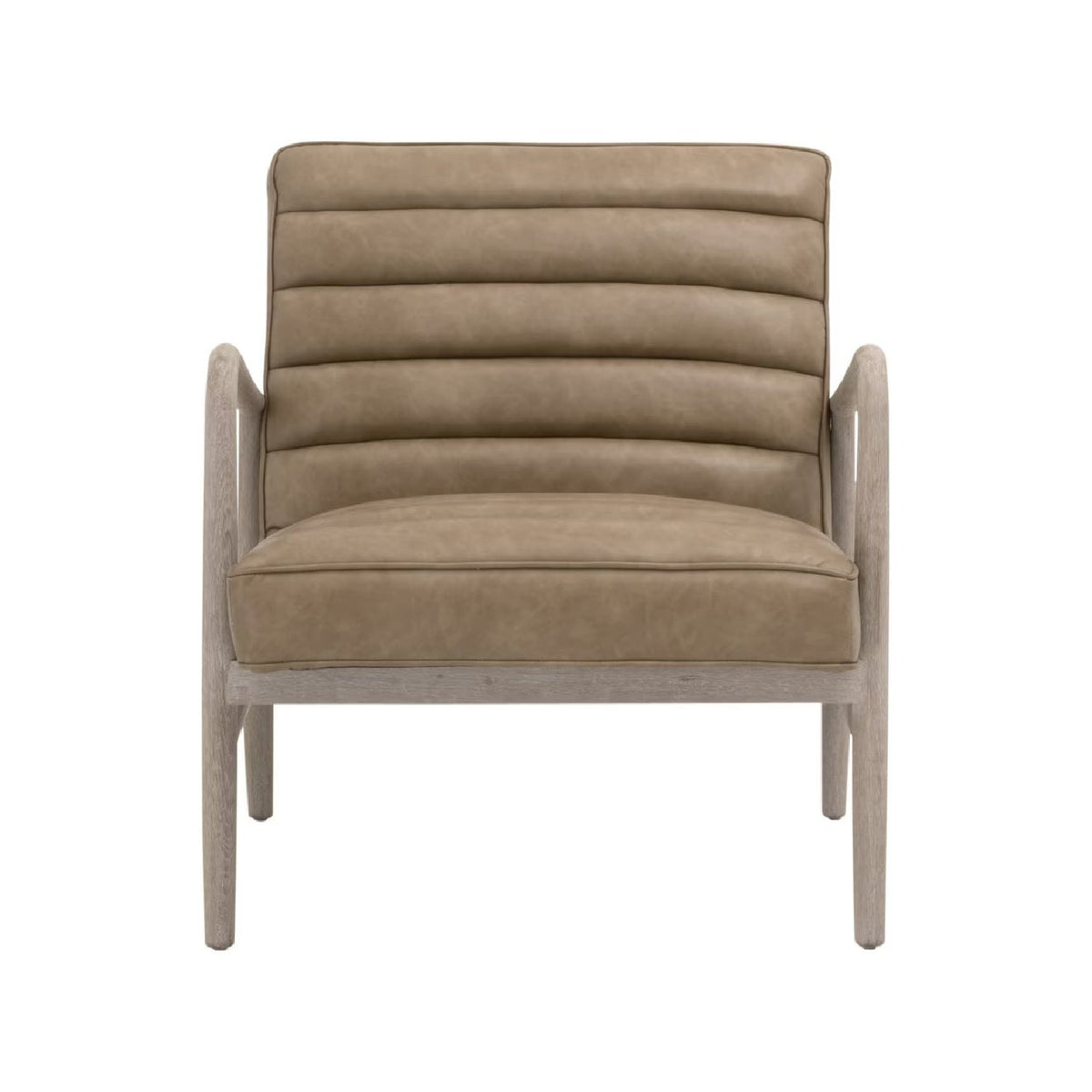 Modern European furniture - Channeled Cushion Club Chair - www.oroa.com