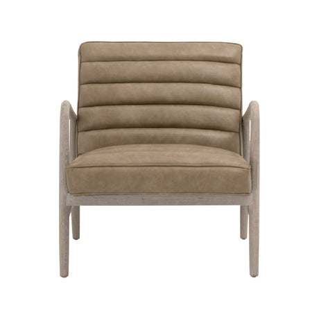 Modern European furniture - Channeled Cushion Club Chair - www.oroa.com