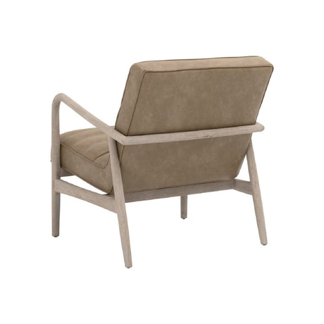 Modern European furniture - Channeled Cushion Club Chair - www.oroa.com