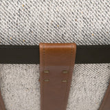 Modern European furniture - Brown Leather Strap Lounge Chair - www.oroa.com