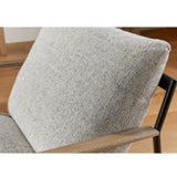 Modern European furniture - Brown Leather Strap Lounge Chair - www.oroa.com