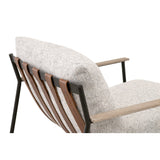 Modern European furniture - Brown Leather Strap Lounge Chair - www.oroa.com