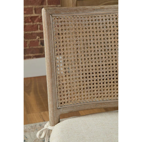 Modern European furniture - Oak Canework-Back Dining Chairs (2) - www.oroa.com
