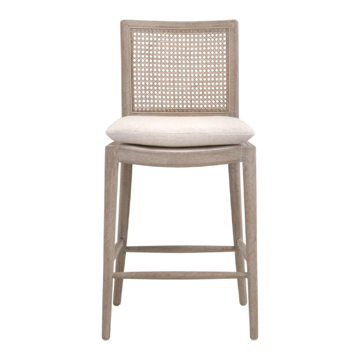 Modern European furniture - Oak Canework-Back Counter Stool - www.oroa.com
