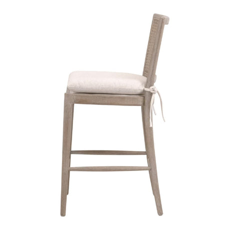 Modern European furniture - Oak Canework-Back Counter Stool - www.oroa.com