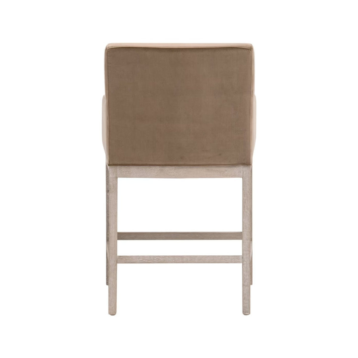 Modern European furniture - Brown Velvet Counter Stool - www.oroa.com
