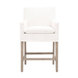 Modern European furniture - White Slipcover Counter Stool - www.oroa.com
