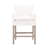 Modern European furniture - White Slipcover Counter Stool - www.oroa.com