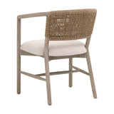 Modern European furniture - Jute Twine Back Accent Chair - www.oroa.com