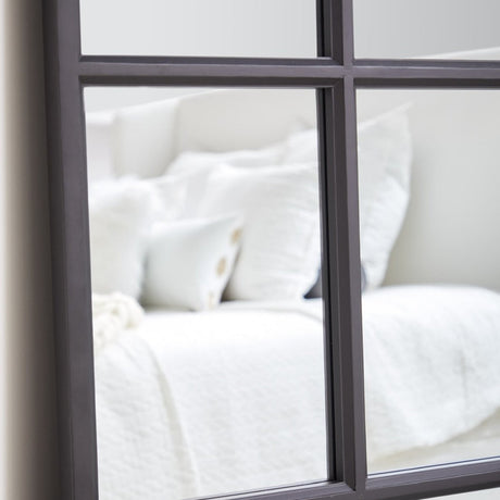 Modern European furniture - Black Oak Mirror - www.oroa.com
