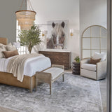 Modern European furniture - Gray Oak Arched Mirror - www.oroa.com