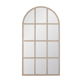Modern European furniture - Gray Oak Arched Mirror - www.oroa.com