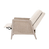Modern European furniture - Beige Linen Recliner Chair - www.oroa.com