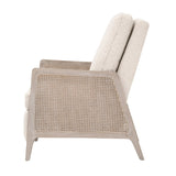 Modern European furniture - Beige Linen Recliner Chair - www.oroa.com