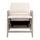 Modern European furniture - Beige Linen Recliner Chair - www.oroa.com