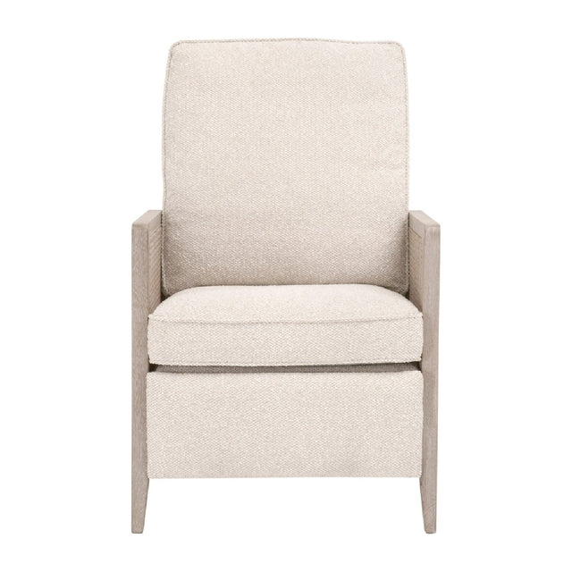 Modern European furniture - Beige Linen Recliner Chair - www.oroa.com