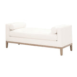 Modern European furniture - White Upholstered Bench - www.oroa.com