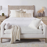 Modern European furniture - White Upholstered Bench - www.oroa.com