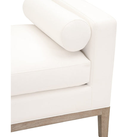 Modern European furniture - White Upholstered Bench - www.oroa.com