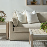 Modern European furniture - Taper-Armed Outdoor Sofa - www.oroa.com