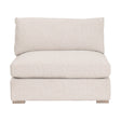Modern European furniture - Beige Outdoor Modular Armless Chair - www.oroa.com