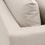 Modern European furniture - Beige Track-Armed Outdoor Sofa - www.oroa.com