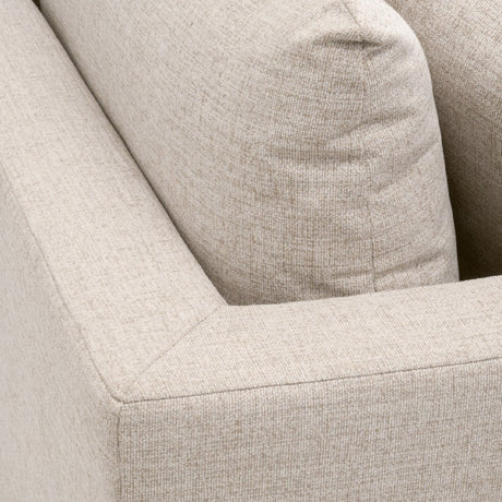 Modern European furniture - Beige Track-Armed Outdoor Sofa - www.oroa.com