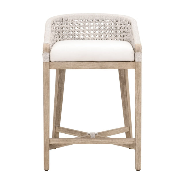 Modern European furniture - White Speckle Rope Counter Stool - www.oroa.com