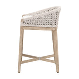 Modern European furniture - White Speckle Rope Counter Stool - www.oroa.com