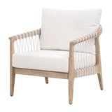 Modern European furniture - White Cushioned Club Chair - www.oroa.com