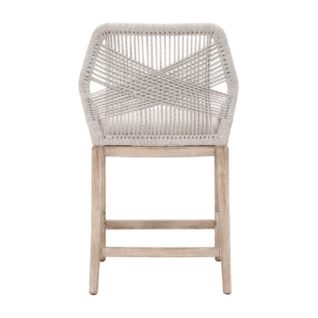 Modern European furniture - Woven Flat Rope Counter Stool - www.oroa.com