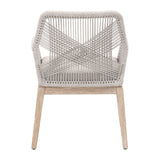 Modern European furniture - Woven Flat Rope Accent Armchairs (2) - www.oroa.com