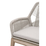 Modern European furniture - Taupe Flat Rope Outdoor Armchairs (2) - www.oroa.com
