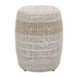 Modern European furniture - Taupe & White Rope Accent Table - www.oroa.com