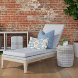 Modern European furniture - Taupe & White Rope Accent Table - www.oroa.com